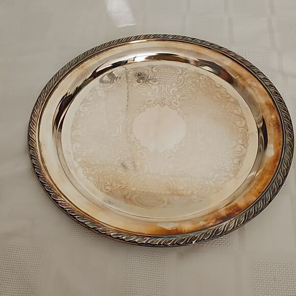 Star E.P Steel Silver Platter 13"-13" - Picture 16 of 16